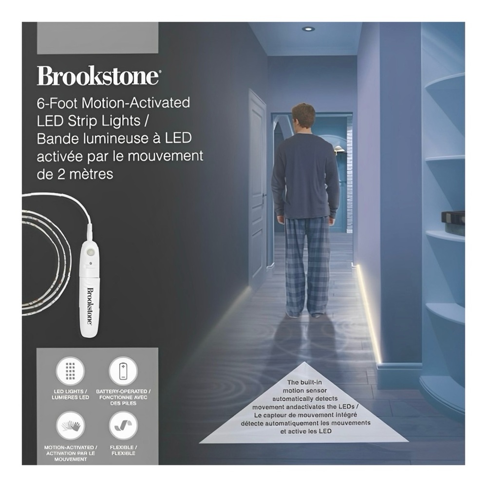 Brookstone 72-in Motion Activated LED Strip Light